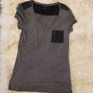 Rock and republic T with black accents